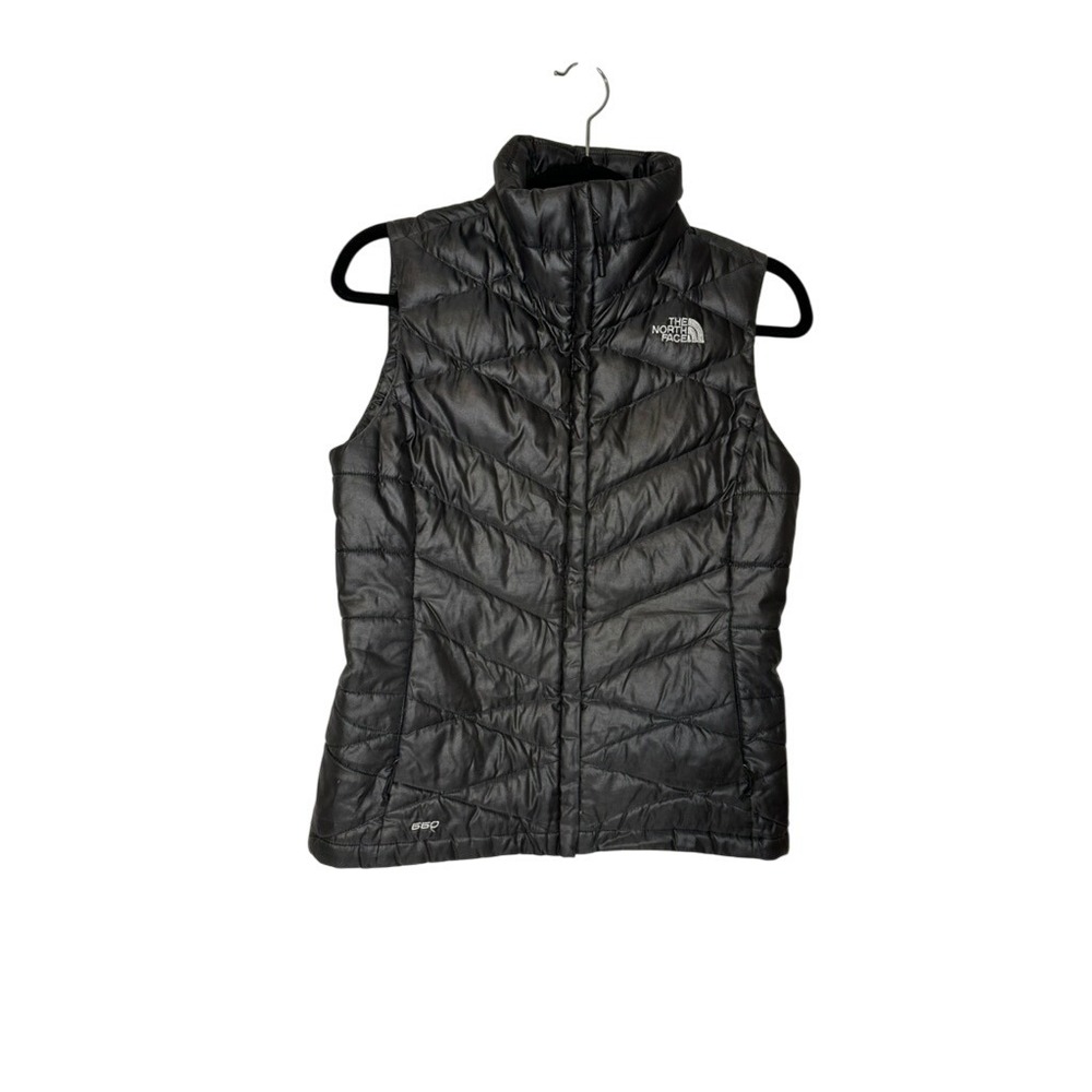 The North Face Down Puffer Vest Women's XS Extra Small 600 Fill Black
